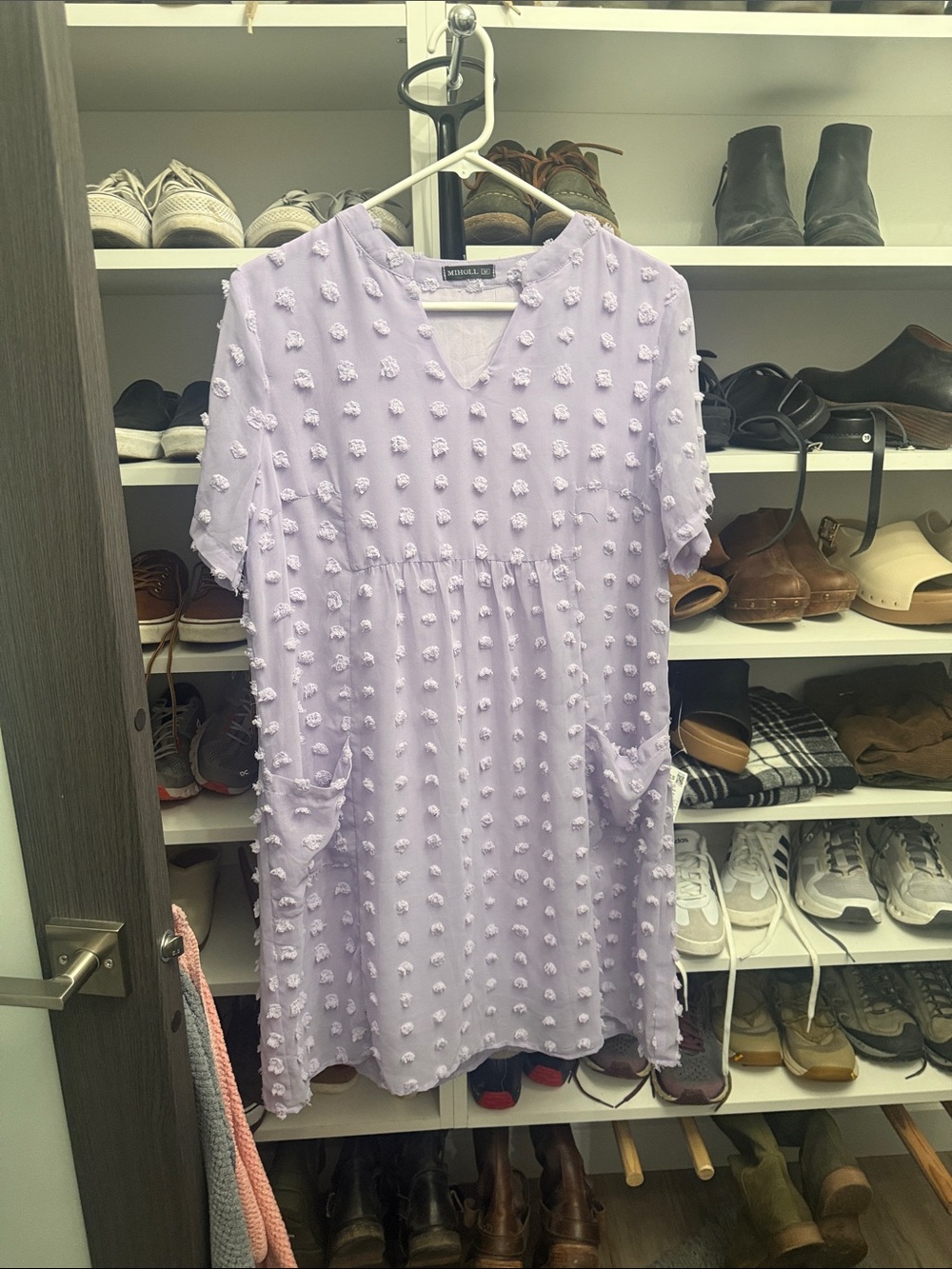 light purple, fun summer dress